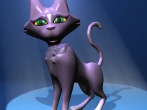 bayan kedi hileli 3D Model
