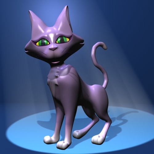 Lady Cat Rigged 3d Model In Cat 3dexport