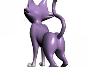 gatta truccata Modello 3D