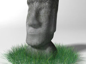 posąg moai Model 3D