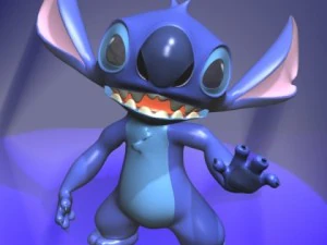 stitch rigged 3D Model