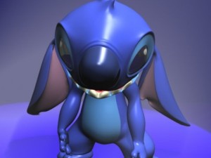 stitch rigged 3D Model