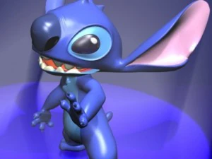 stitch rigged 3D Model