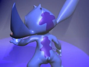 stitch rigged 3D Model