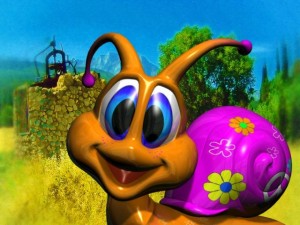 seventies snail rigged 3D Model
