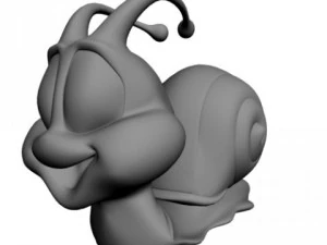 seventies snail rigged 3D Model