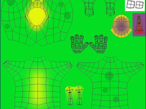 cartoon alien rigged 3D 模型