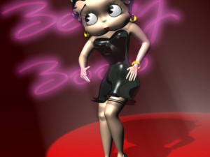 betty boop 3d rigged 3D Model