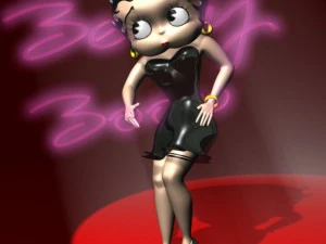 betty boop 3d rigged 3D Model