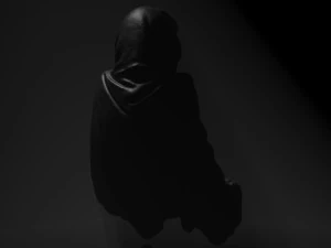 segador sentado Modelo 3D