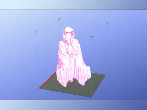 segador sentado Modelo 3D