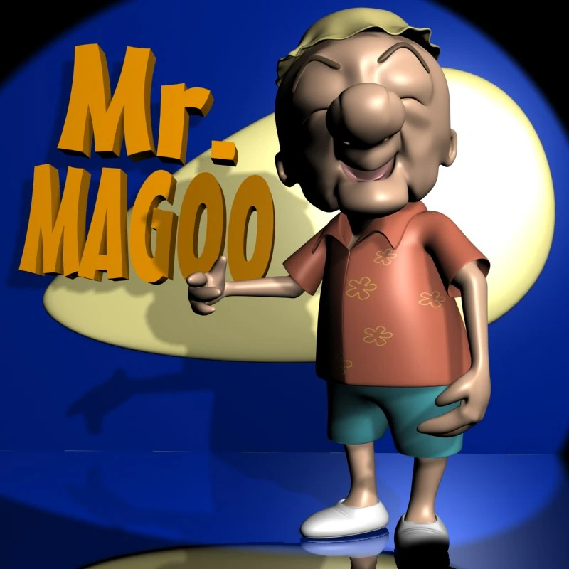 mister magoo rigged 3D Model .c4d .max .obj .3ds .fbx .stl .blend 