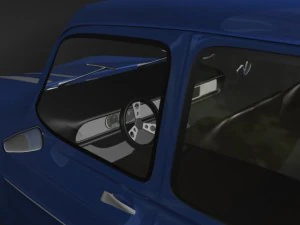 renault 8 gordini 3d 3D Model