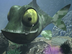 veteran fish rigged 3D 모델
