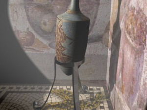 antique roman amphora made with 3d studio max 8 3D Model