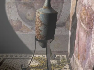 antique roman amphora made with 3d studio max 8 3D Model