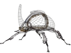 rhinoceros beetle rigged 3Dモデル