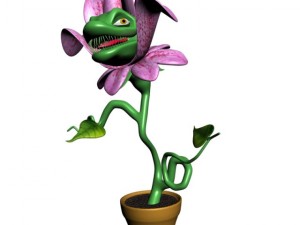 carnivorous plant character rigged 3D मॉडल
