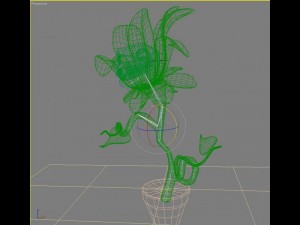 carnivorous plant character rigged 3D मॉडल