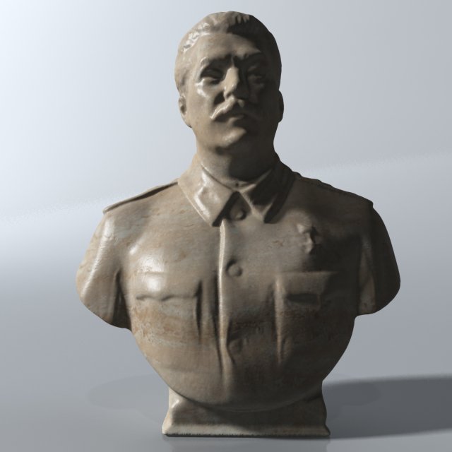 Staline Bust 3D Модель .c4d .max .obj .3ds .fbx .stl .blend 