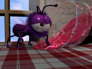 cartoon fly rigged 3Dモデル