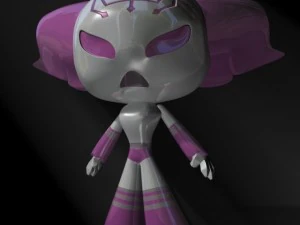 protogirl robot karakter kadın hileli 3D Model