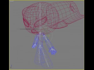 protogirl robot character female rigged 3D Model