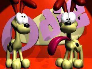 odie 3d rigged 3D Model
