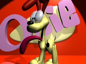 odie 3d rigged 3D 모델
