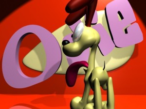 odie 3d rigged 3D 모델