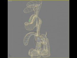 odie 3d rigged 3D 모델
