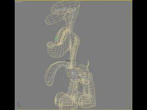odie 3d rigged 3D Model
