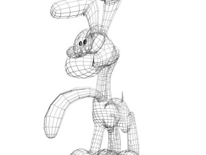 odie 3d rigged 3D Model
