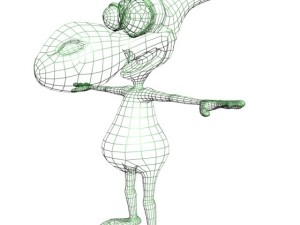 dinko alien character rigged 3D Model