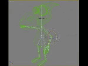 dinko alien character rigged 3D Model