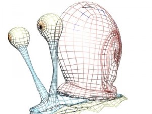 gary the snail cartoon mollusk 3D-Modell