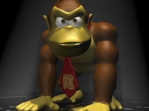 donkey kong rigged 3D Model