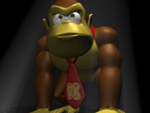 donkey kong rigged 3D Model
