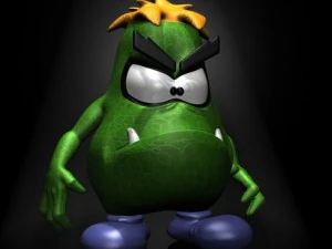 personagem de desenho animado alienígena manipulado Modelo 3D