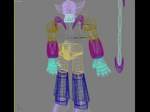 goldorak  grendizer rigged 3D Model