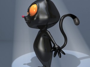 black lemure character Model 3D