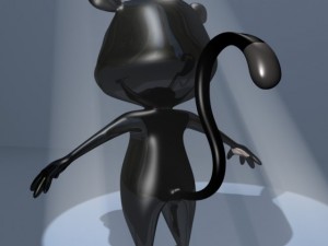 black lemure character Model 3D