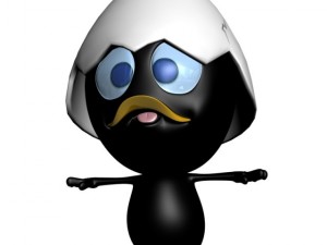 calimero rigged 3D Model