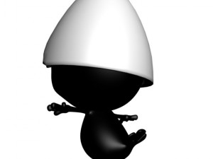 calimero rigged 3D Model