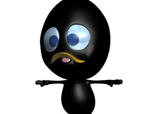 calimero rigged 3D Model