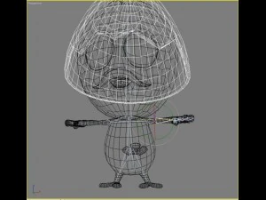 calimero rigged 3D Model