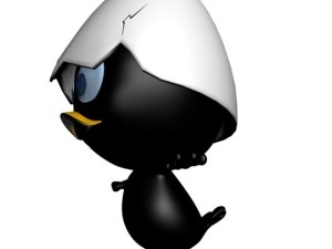 calimero rigged 3D Model