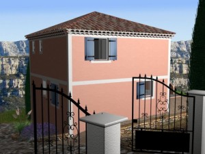 villa from south of france 3D Model
