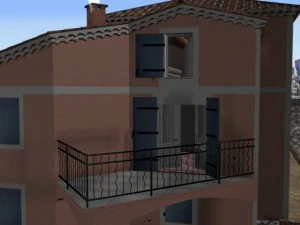 villa from south of france 3D Model