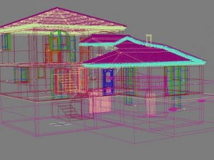 villa from south of france 3D Model